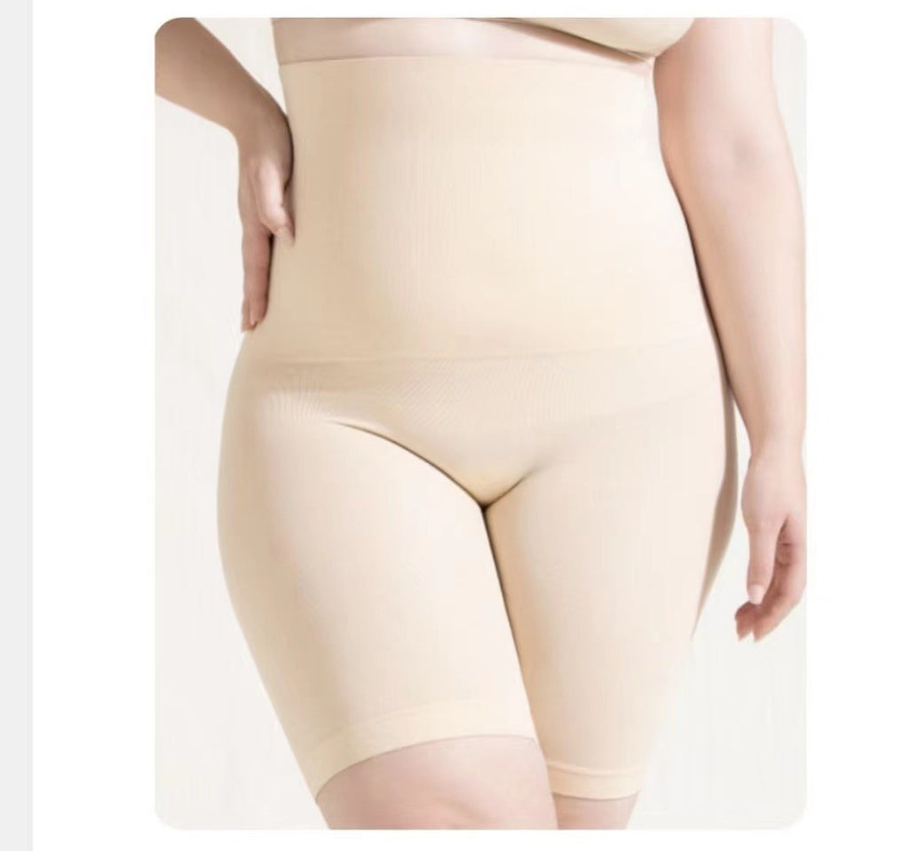 Anti-slip Postpartum High-waisted Boxer Four-corner Belly Pants