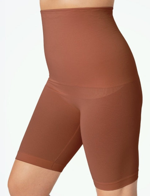 Anti-slip Postpartum High-waisted Boxer Four-corner Belly Pants